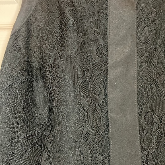 BCBG Black hi low lace sleeveless dress size S - Picture 5 of 9